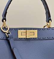 Fendi Peekaboo ISeeU Medium Blue 33×12×25cm - 4