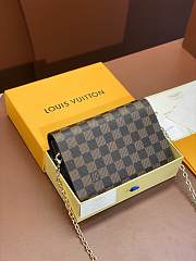 Louis Vuitton LV Vavin Chain Bag Black Damier 19 x 12.5 x 4 cm - 6