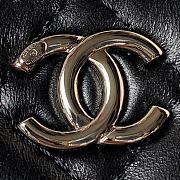 Chanel Vanity Case 23K Black Lambskin 17x9.5x8cm - 5