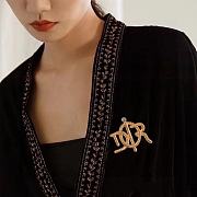 Dior Gold Brooch - 2