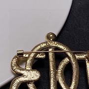 Dior Gold Brooch - 3