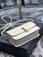 YSL Solferino Medium Satchel Box White 23x16x6cm - 5