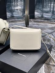 YSL Solferino Medium Satchel Box White 23x16x6cm - 2