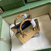 Gucci Diana Super Mini Bag Gold 16.5x12x6cm - 6