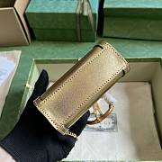 Gucci Diana Super Mini Bag Gold 16.5x12x6cm - 4