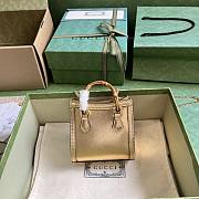 Gucci Diana Super Mini Bag Gold 16.5x12x6cm - 3