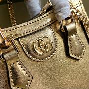 Gucci Diana Super Mini Bag Gold 16.5x12x6cm - 2