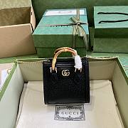 Gucci Diana Super Mini Bag Black 16.5x12x6cm - 1