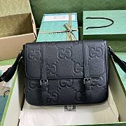 Gucci Jumbo GG Black Medium Messenger Bag 31×24.5×5cm - 1