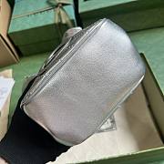 Gucci Blondie Mini Bucket Bag Silver 15x19x8cm - 2