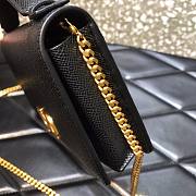 Valentino Garavani Vlogo Signature Wallet Chain Black 19x4x10.5cm - 5