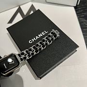 Chanel Premiere Rock Quartz Plated Metal Watch Silver Black 26mm - 5