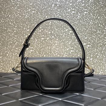 Valentino Toile Iconographe Shoulder Bag Black 28x25x6cm