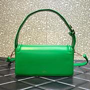 Valentino Toile Iconographe Shoulder Bag Green 28x25x6cm - 3