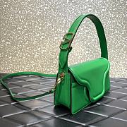 Valentino Toile Iconographe Shoulder Bag Green 28x25x6cm - 4