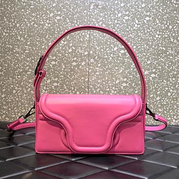 Valentino Toile Iconographe Shoulder Bag Pink 28x25x6cm