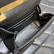 Valentino One Stud Mini Leather Shoulder Bag Black 20x13x8.5cm - 6