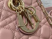 Dior Medium Lady D-joy Pink Gold 26x6x14cm - 3