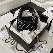 Chanel Nano Kelly Bag Black 12.5x8x4cm - 5