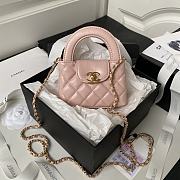 Chanel Nano Kelly Bag Light Pink 12.5x8x4cm - 1