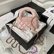 Chanel Nano Kelly Bag Light Pink 12.5x8x4cm - 4