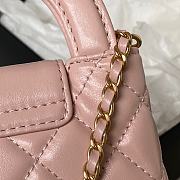 Chanel Nano Kelly Bag Light Pink 12.5x8x4cm - 2