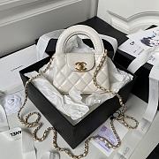 Chanel Nano Kelly Bag White 12.5x8x4cm - 1