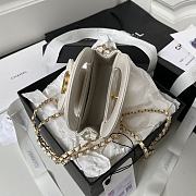 Chanel Nano Kelly Bag White 12.5x8x4cm - 6