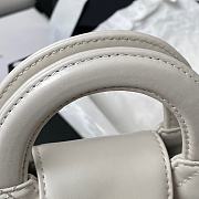 Chanel Nano Kelly Bag White 12.5x8x4cm - 4