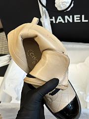 Chanel Beige Leather Adventure Boots - 5