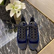 Chanel Quilted Navy Blue Sport Trail Sneakers Runners Trainers - 4