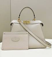 Fendi Medium Peekaboo Iseeu Petite White 33x12x12cm - 1