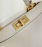 Fendi Medium Peekaboo Iseeu Petite White 33x12x12cm - 4