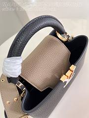 Louis Vuitton LV Capucines BB Grey Black 27cm - 6