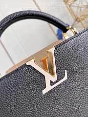 Louis Vuitton LV Capucines MM Grey Black 31.5cm - 5
