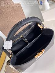 Louis Vuitton LV Capucines MM Grey Black 31.5cm - 4