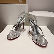 Christian Louboutin Silver 100 heel Sandals - 4