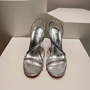 Christian Louboutin Silver 100 heel Sandals - 3