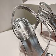 Christian Louboutin Silver 100 heel Sandals - 2