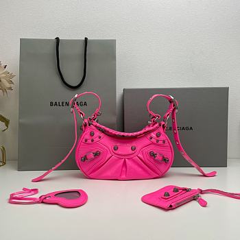 Balenciaga Le Cagole XS Shoulder Bag In Pink 26x16x10cm