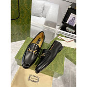 Gucci 1955 Horsebit Leather Loafers Black - 5