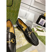 Gucci 1955 Horsebit Leather Loafers Black - 4