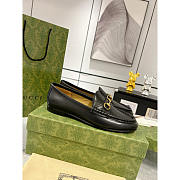 Gucci 1955 Horsebit Leather Loafers Black - 3