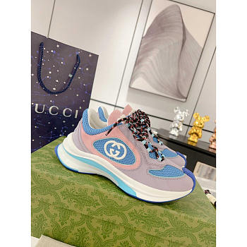 Gucci Run Sneakers Lilac Suede