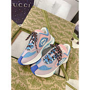 Gucci Run Sneakers Lilac Suede - 5