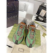 Gucci Run Herrensneakers Grünes - 3