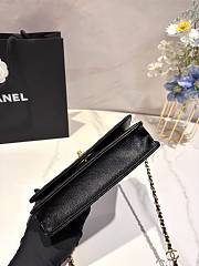 Chanel 23k WOC Black Caviar 19x12cm - 4