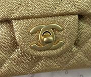 Chanel Top Handle Gold Caviar 20x12x6cm - 4