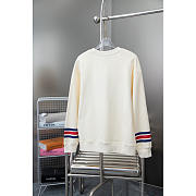 Gucci Knitted Nitted Cotton Sweatershirt With Embroidery White - 4