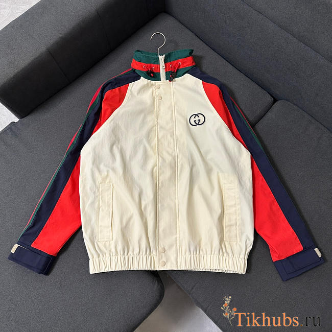 Gucci Nylon And Cotton-Blend Jacket With Patches Multi - 1